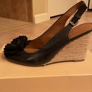 Franco Sarto 9.5 espadrilles with a  4 inch heel,  good condition